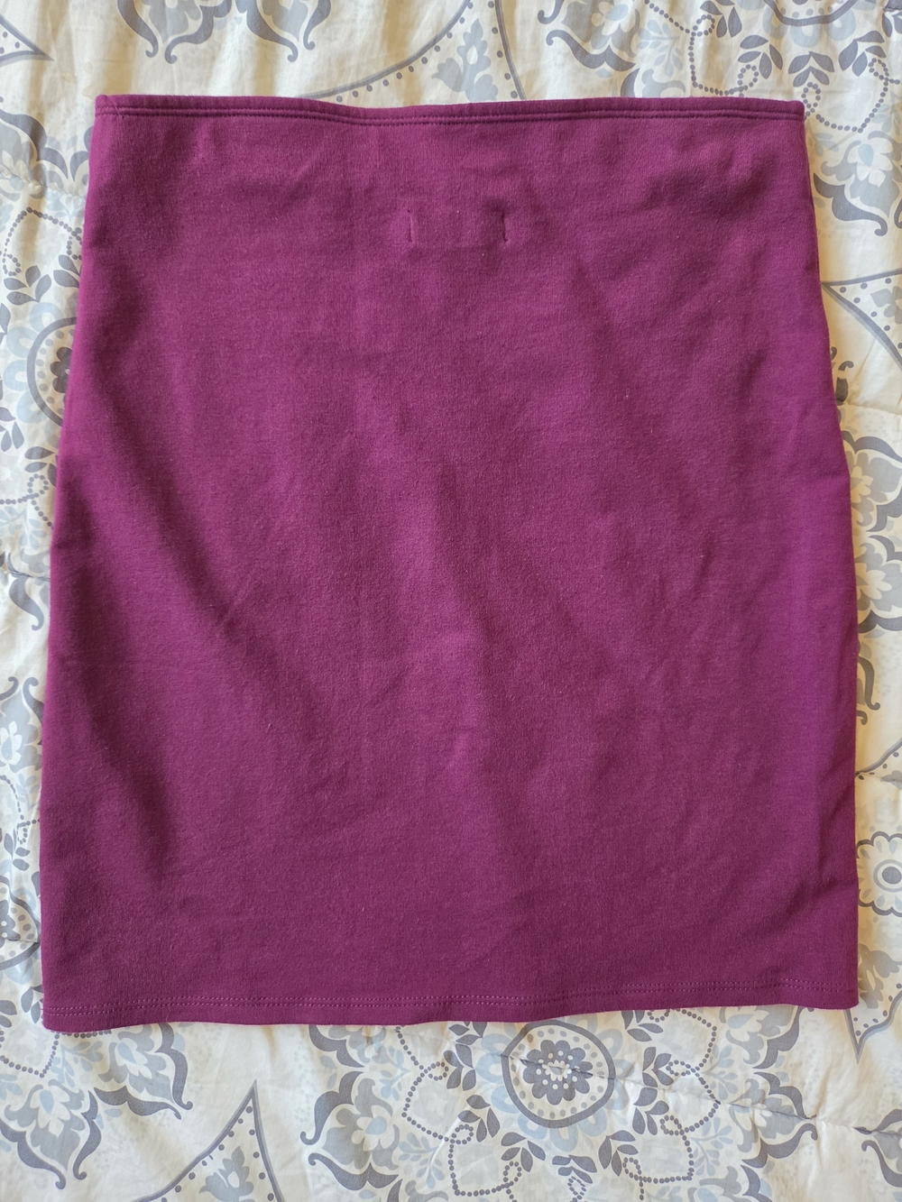 Abercrombie & Fitch Plum Knit Pencil Skirt